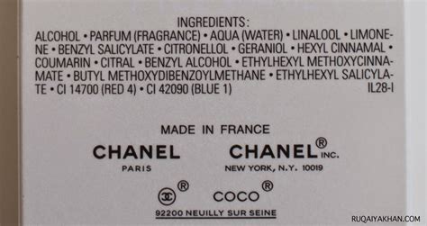 chanel fragrance ingredients|ingredients in coco chanel mademoiselle.